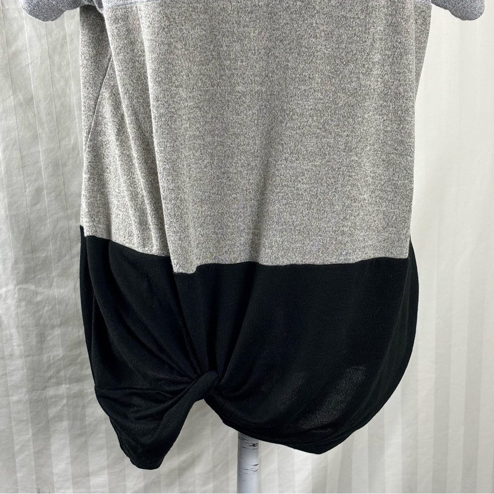 Yidarton Color Block Twist Short Sleeve Top Large - Picture 6 of 10